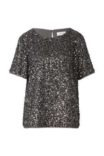 COMMA, Blusenshirt 95L9_anthrazit