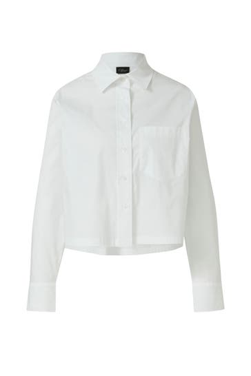 S.OLIVER Casual-Bluse 0100_weiß