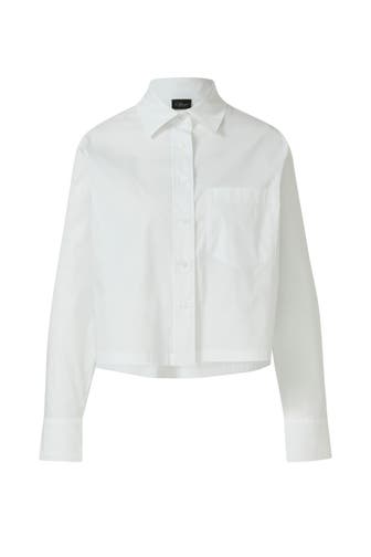 S.OLIVER Casual-Bluse 0100_weiß