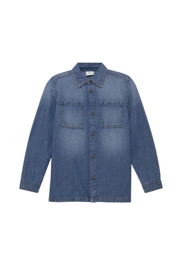 S.OLIVER Hemd 54Y6_blau Regular Fit