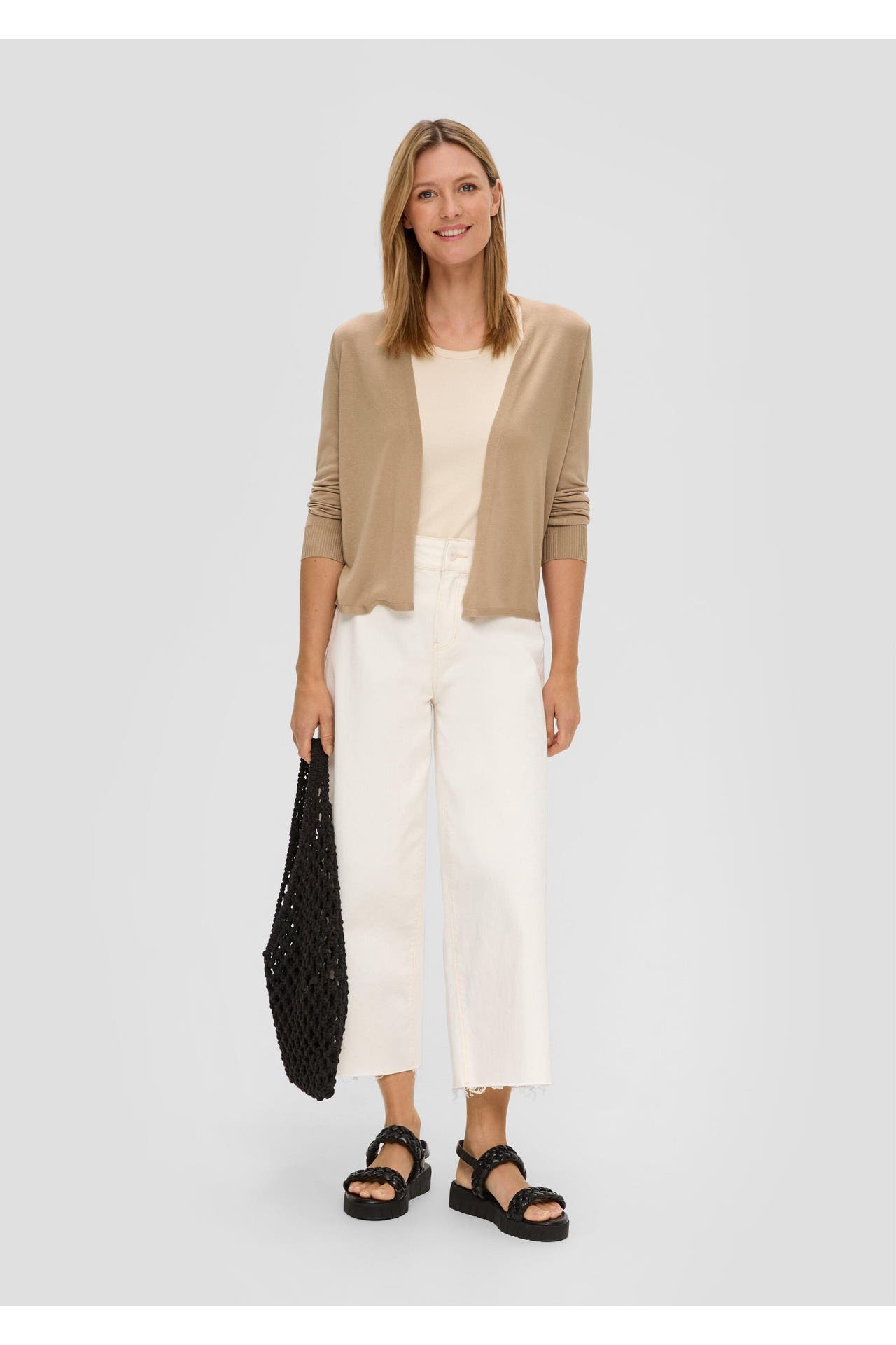 S.OLIVER Strickjacke 8238_beige, Bild 1