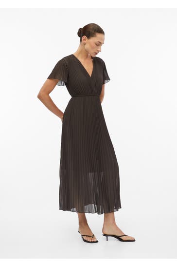 COMMA, Maxikleid 8940_dunkelbraun