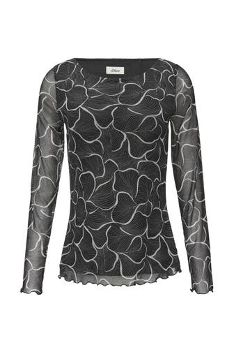 S.OLIVER Longsleeve 99B1_schwarz