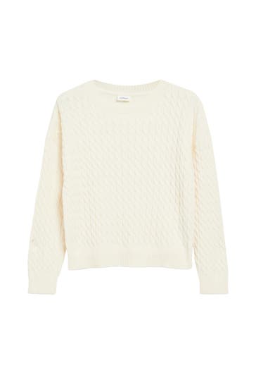 S.OLIVER Strick 0406_creme