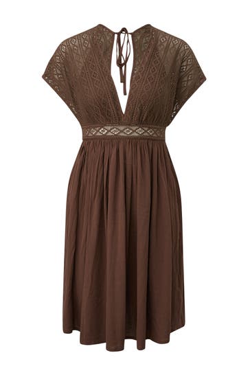 QS BY S.OLIVER Kleid 8922_dunkelbraun