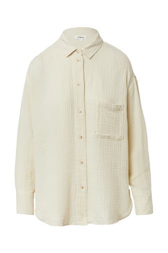 S.OLIVER Casual-Bluse 0750_helles beige