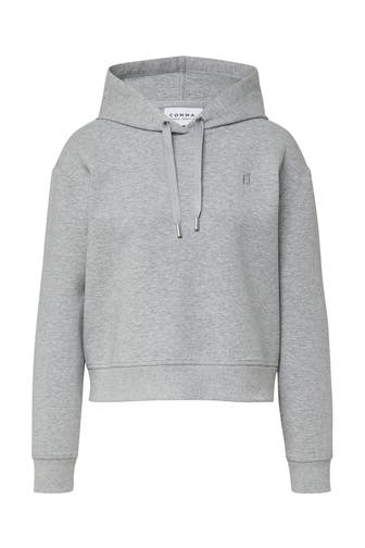 COMMA, Sweatshirt 93W7_steingrau