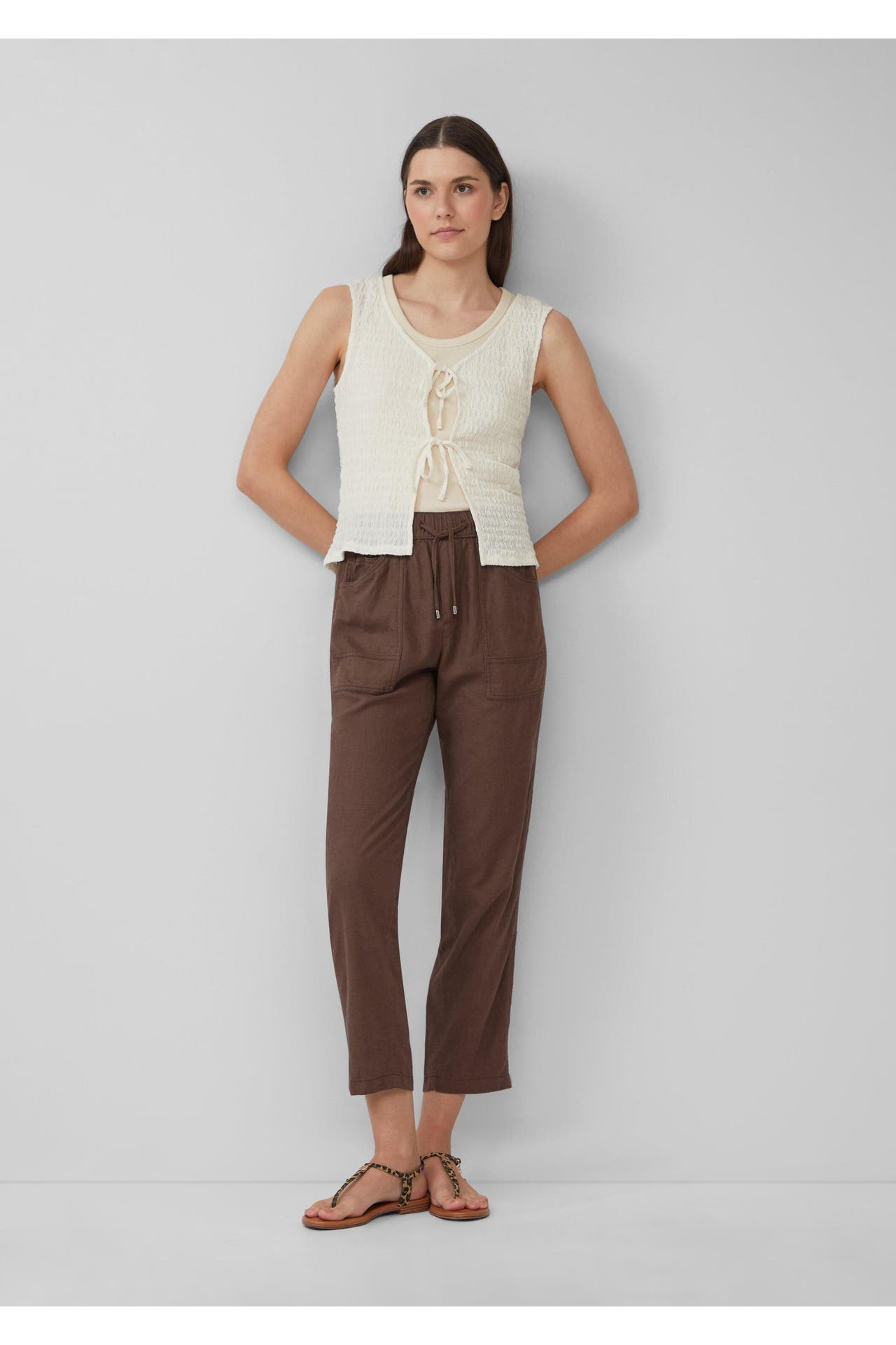 S.OLIVER Stoffhose 8828_mokka Tapered, Bild 1