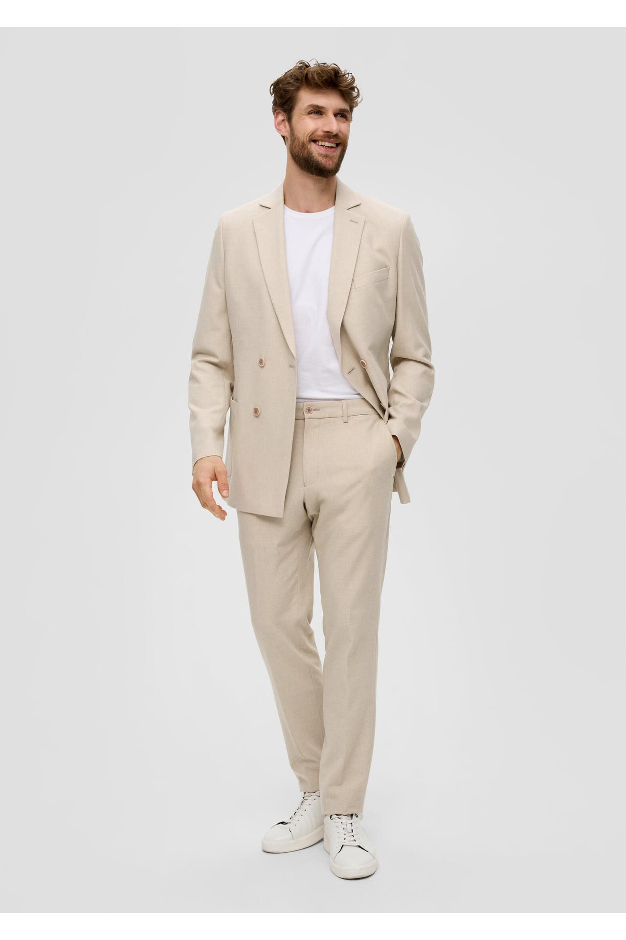 S.OLIVER Casual-Sakko 81W1_beige Regular Fit, Bild 1