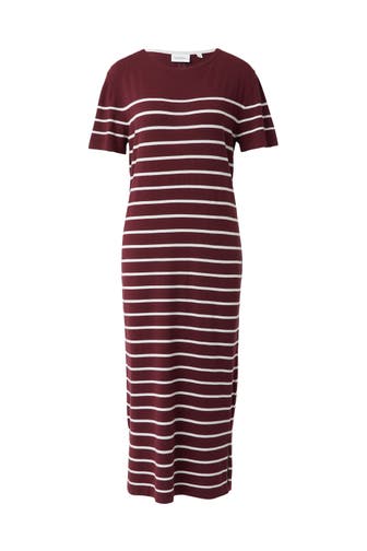 COMMA, Maxikleid 49G1_bordeaux