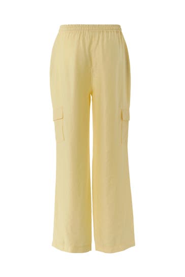 COMMA, Stoffhose 1172_helles zitrone Tapered