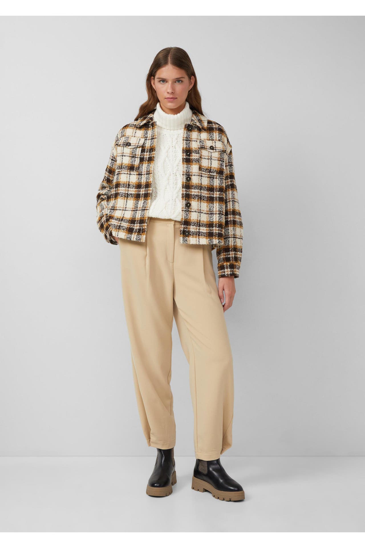 S.OLIVER Stoffhose 8401_sandstein Tapered, Bild 1