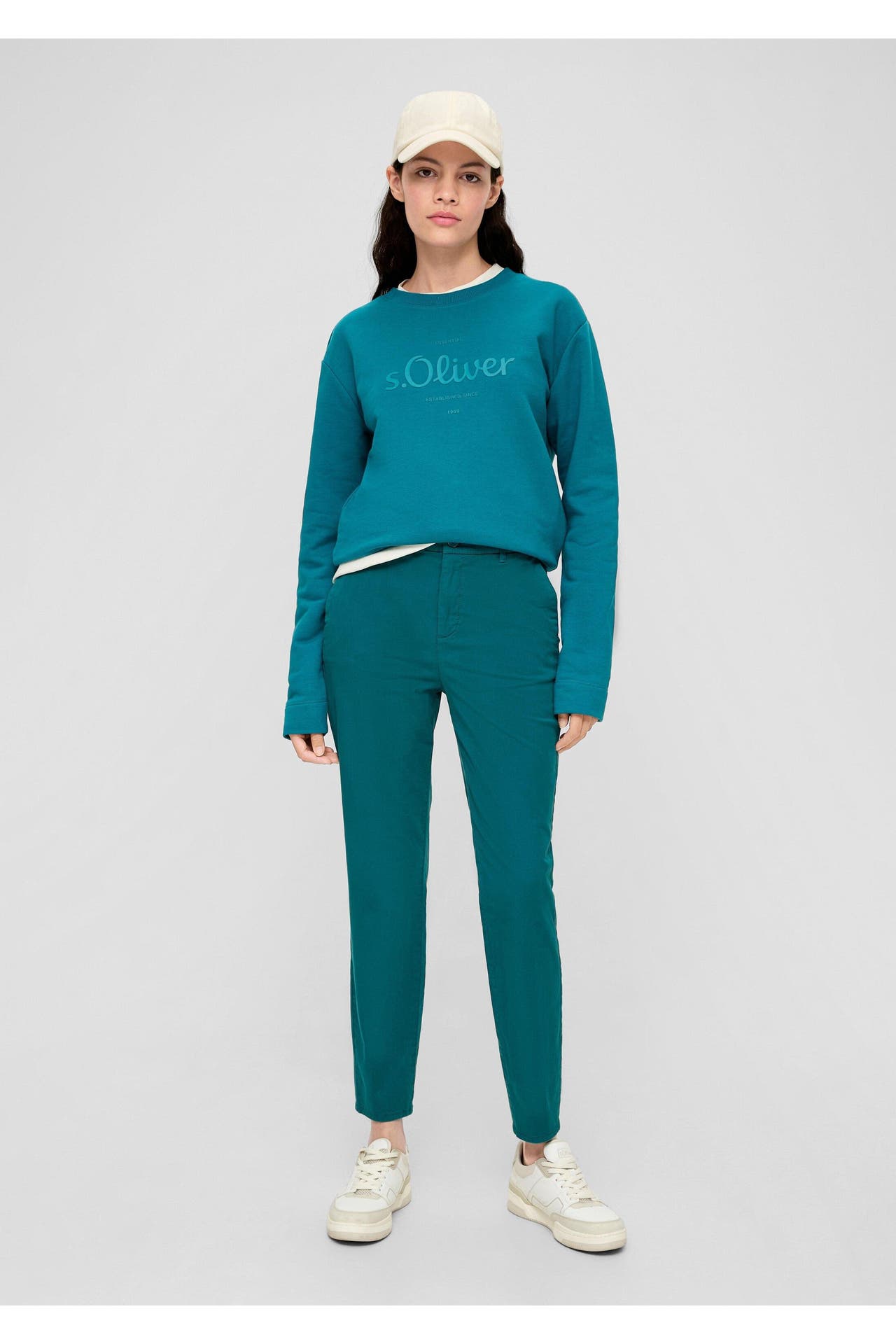 S.OLIVER Chino 6694_petrol Tapered, Bild 1