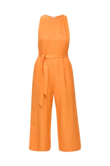 S.OLIVER Jumpsuit 2333_orange Tapered