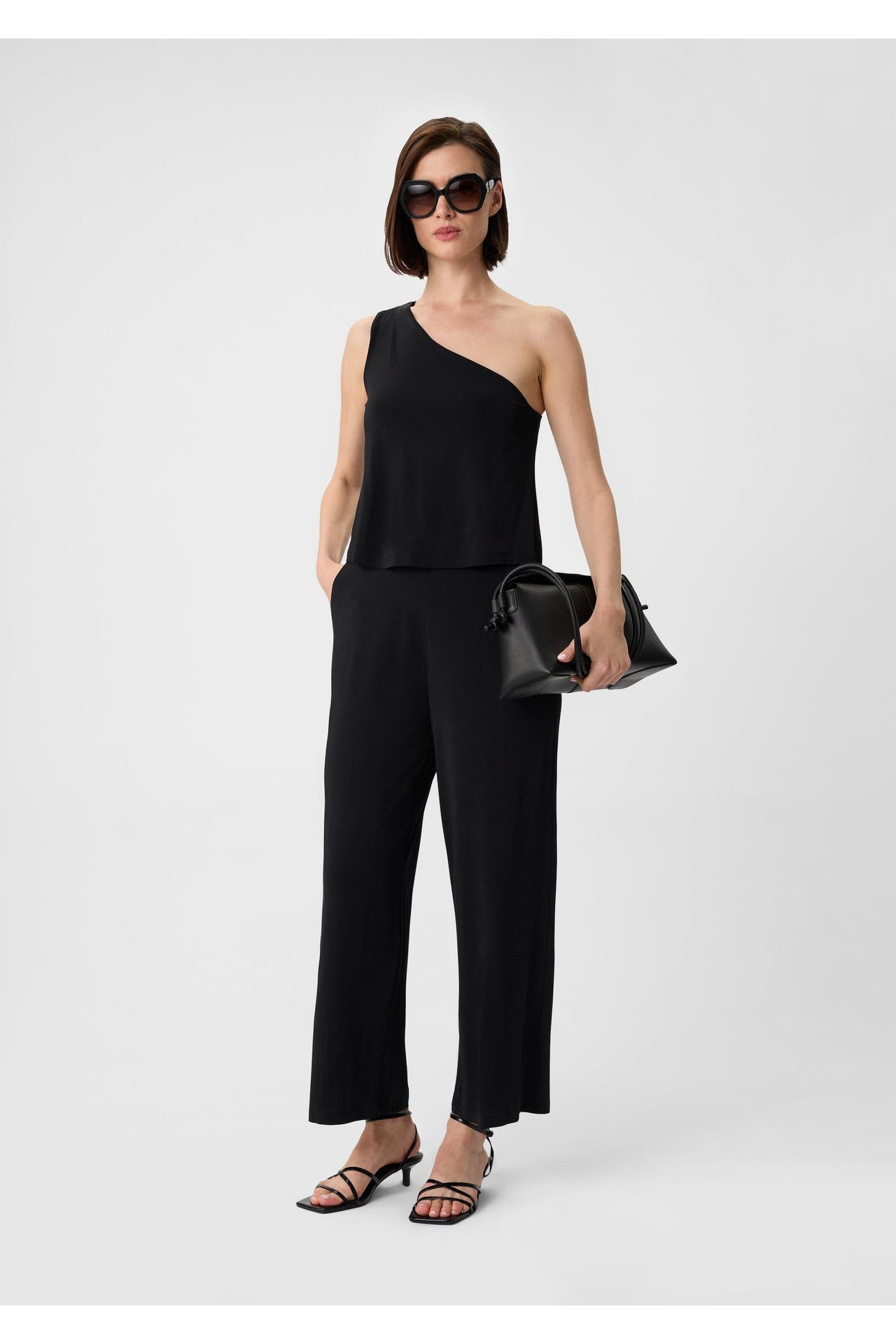 COMMA, Jumpsuit 9999_schwarz Wide/ Loose Fit, Bild 1