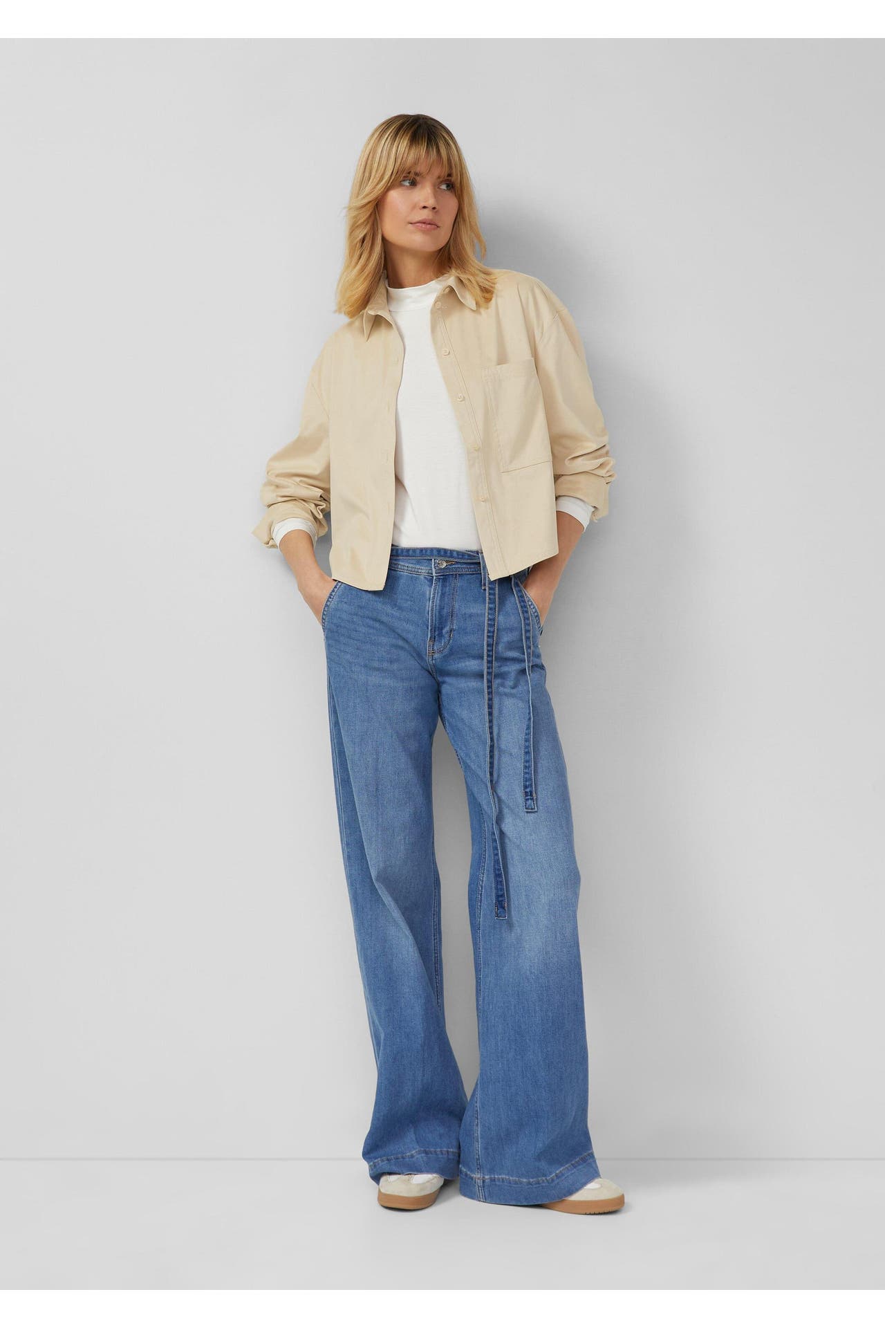 S.OLIVER Casual-Bluse 0805_helles sand, Bild 1