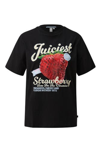 QS BY S.OLIVER T-Shirt 99D1_schwarz