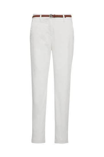COMMA, Stoffhose 0120_weiß Tapered