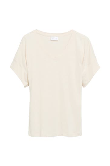 COMMA, T-Shirt 9300_helles beige