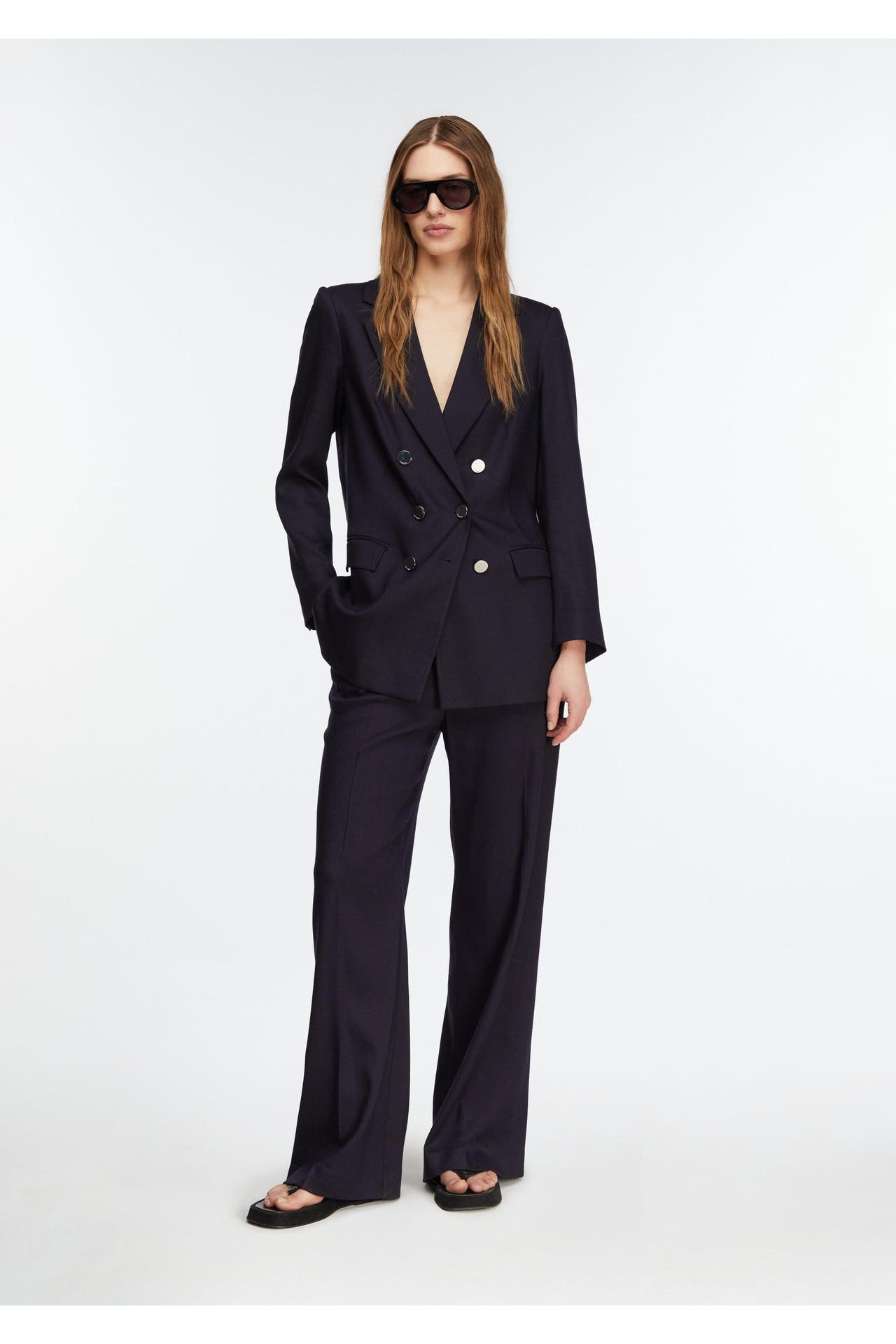 COMMA, Stoffhose 5976_navy Tapered, Bild 1