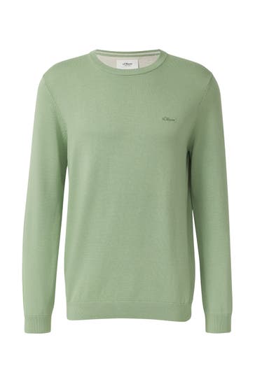 S.OLIVER Pullover 7253_dunkles salbeigrün