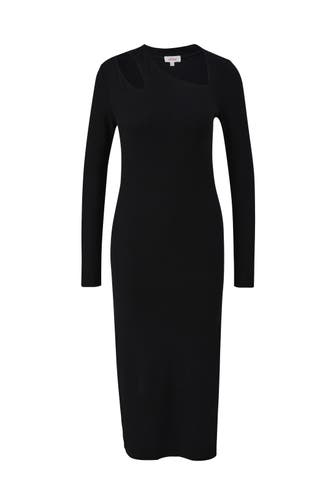 S.OLIVER Midikleid 9999_schwarz