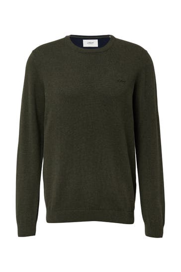 S.OLIVER Pullover 79W0_olivgrün