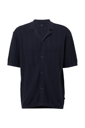 QS BY S.OLIVER Kurzarmhemd 5884_tiefblau Regular Fit