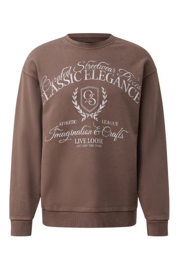 QS BY S.OLIVER Sweatshirt 86D0_braun