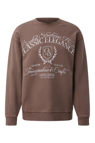 QS BY S.OLIVER Sweatshirt 86D0_braun