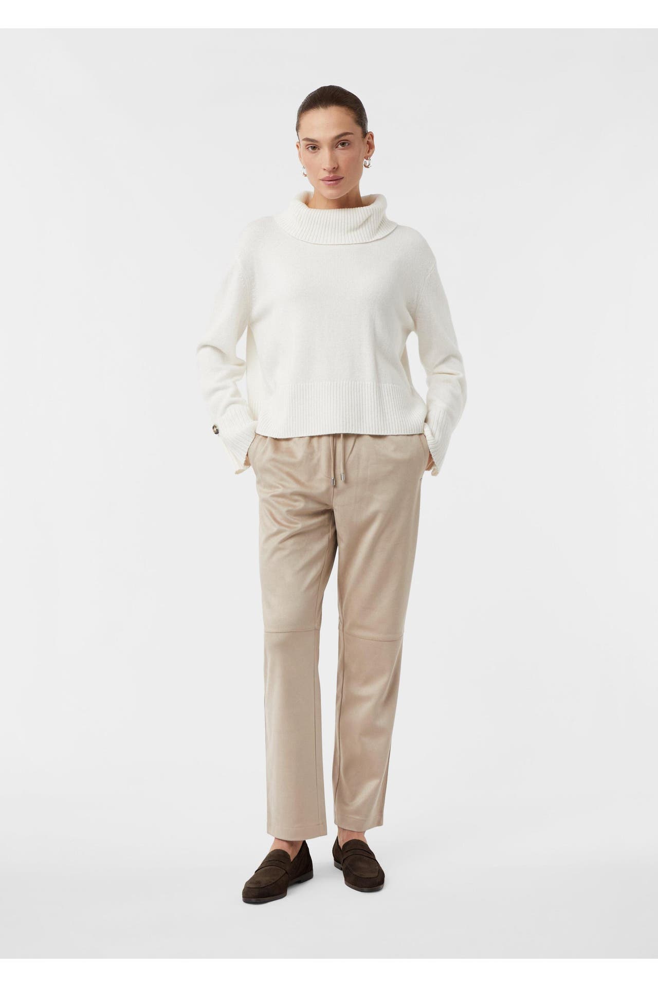 COMMA, Joggpant 8431_sandstein Wide/ Loose Fit, Bild 1