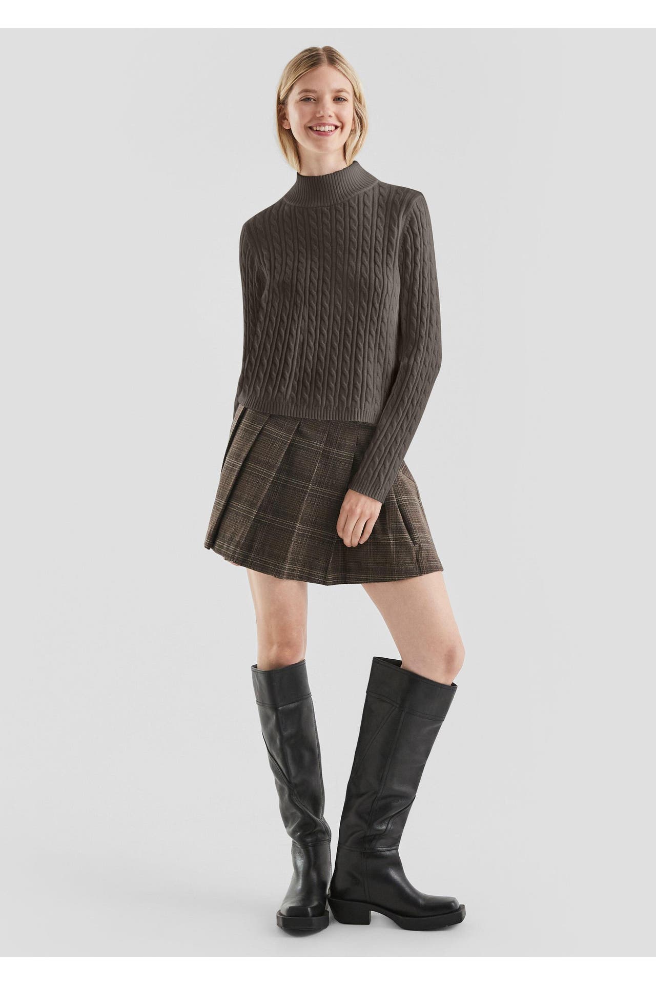 QS BY S.OLIVER Pullover 8947_dunkelbraun, Bild 1