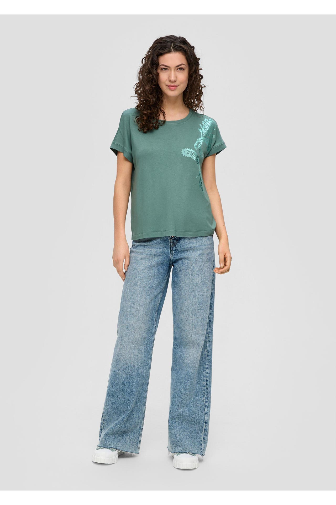 S.OLIVER T-Shirt 65D2_helles petrol, Bild 1