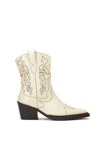 KAZAR STUDIO Biker Boots Off-white