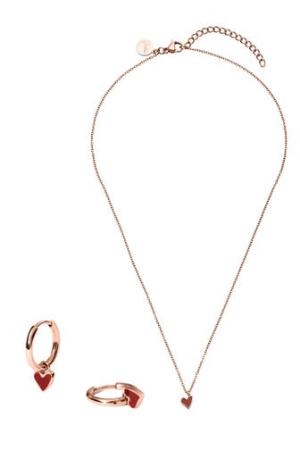 PURELEI Schmuckset Memory Rosegold
