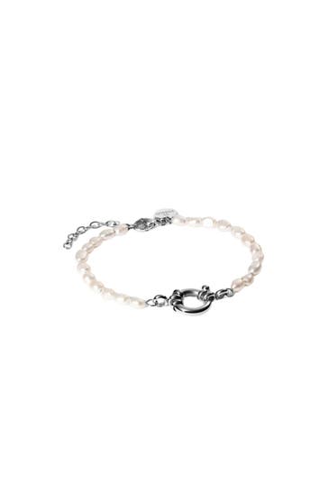 PURELEI Armband Pearl Charm Silber
