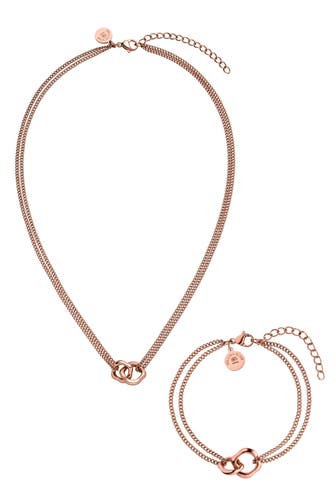 PURELEI Schmuckset Bond Rosegold