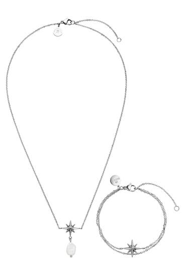 PURELEI Schmuckset Windrose Silber