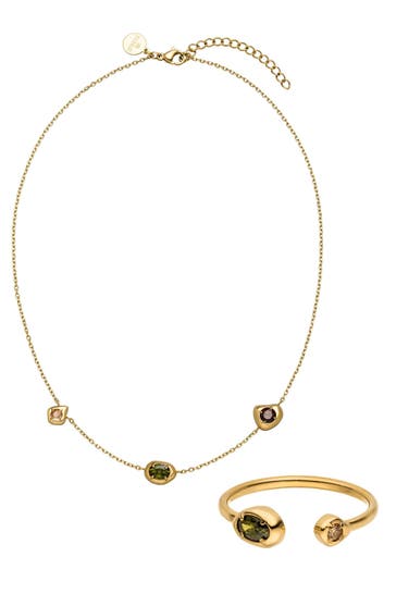 PURELEI Schmuckset Illume Gold