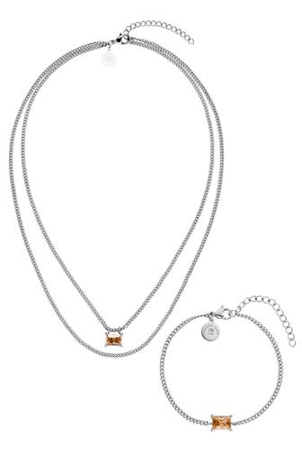 PURELEI Schmuckset Radiant Silber