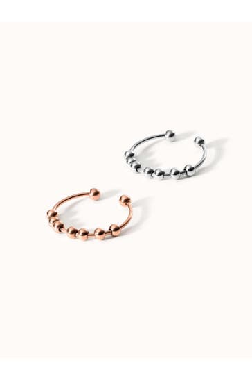 PURELEI Ring Shade Anxiety SilberRosegold