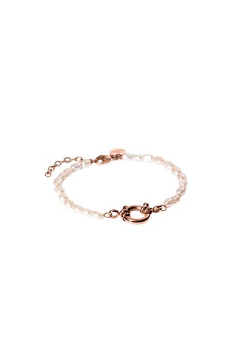 PURELEI Armband Pearl Charm Rosegold