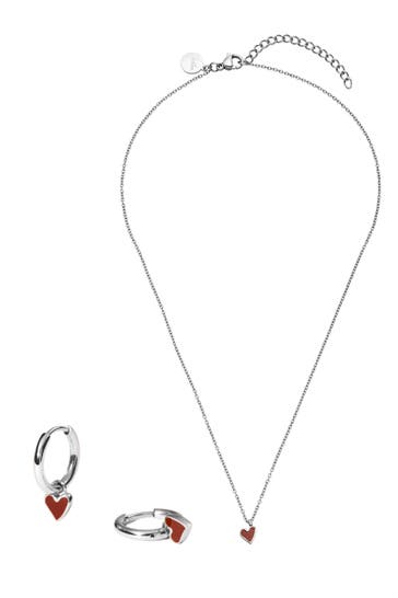 PURELEI Schmuckset Memory Silber