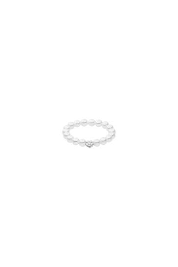 PURELEI Ring Shiny Bloom Silber