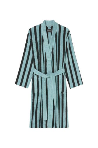 MARC O'POLO Bademantel Heritage Men Aquamarine