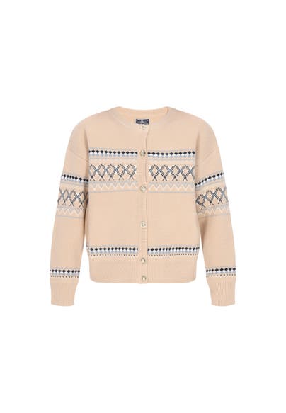 DREIMASTER Strickjacke sand