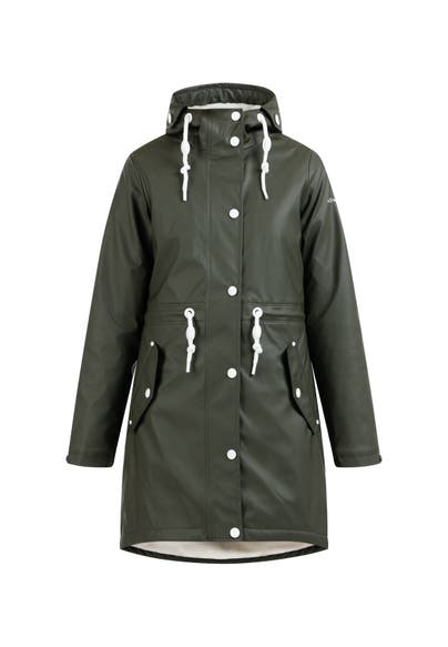 DREIMASTER Regenjacke Dunkeloliv