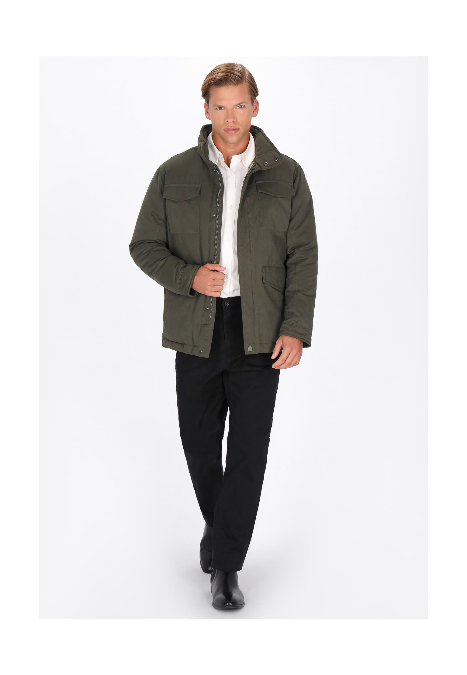 DREIMASTER Übergangsjacke olive, Bild 1