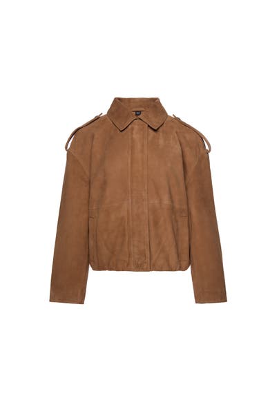 DREIMASTER Lederjacke camel
