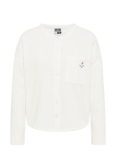 DREIMASTER Sweatjacke Wollweiss